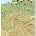 Karte: H5N8 in Deutschland, Stand 21.11.2016, 12:00 Uhr