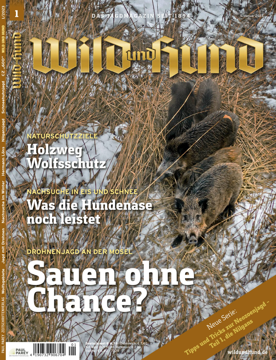 Heftvorschau 1/2023 - WILD UND HUND